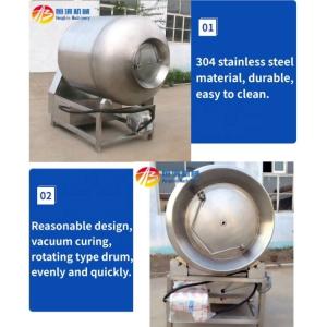 Vacuum Roller Kneading Machine for Meat Fish Processing Capacity 100-150kg/batch