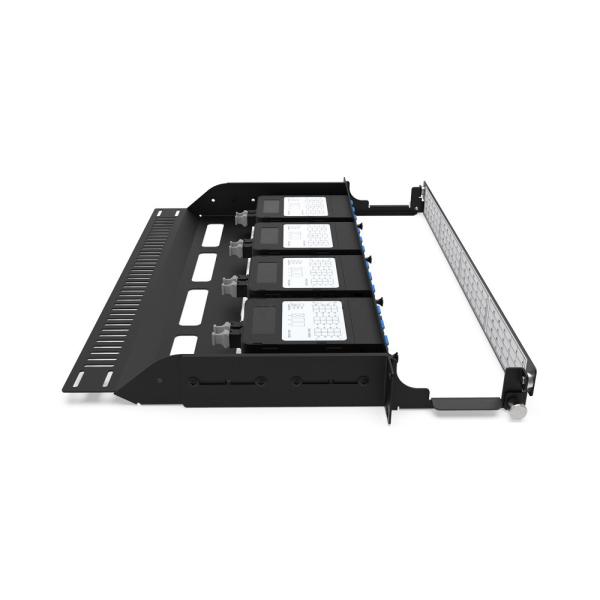 Rongbang RBTX-MP4PP04 1U 19" 4 Slots HD Modular Fixed Frame 96 LC Interface for Data Center Enterprise Network