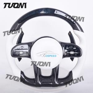 China Soft Carbon Fiber Fit For Mercedes Benz Steering Wheel LED Display on sale