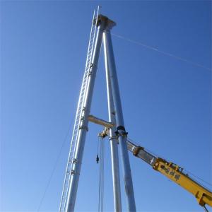 Electric Distribution Steel High Voltage Switchyard , Power Transmission Tower