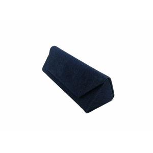 Blue Denim Custom Sunglass Case Folding Collapsible Eyeglass Case