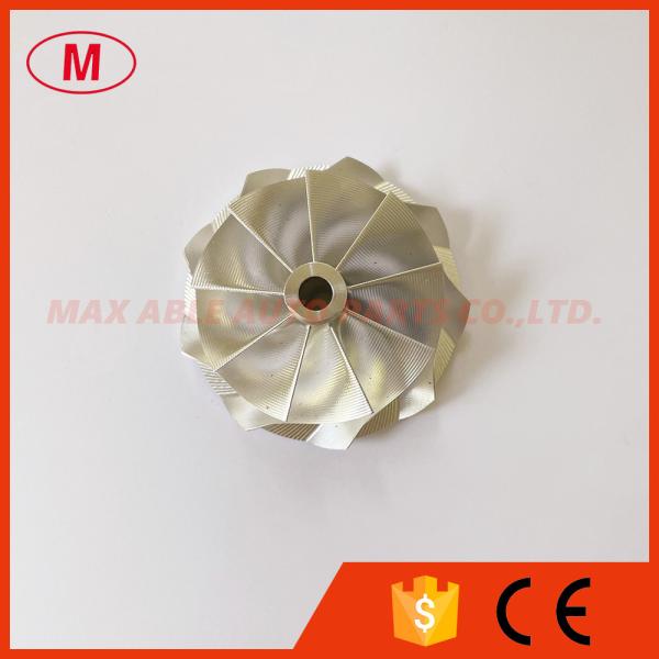 G25-550 reverse 48.35/60.00mm 9+0 Blades Point milling turbo aluminum 2618/Milling/billet compressor wheel