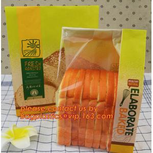 Customize Translucent Window Brown Greaseproof Kraft Paper Bag Special Opp