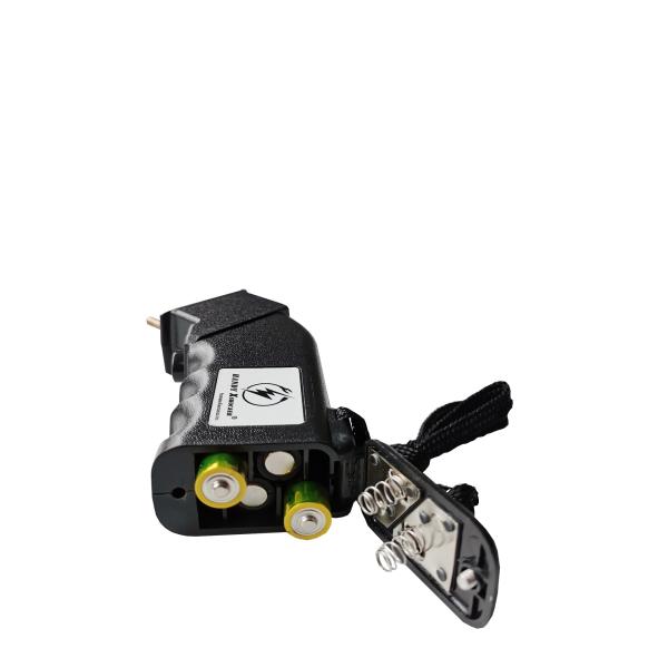 ABS Battery Operated Cattle Prod / Electric Stock Prodders Black Ergonomic Design