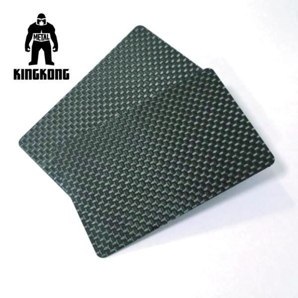 Buy Carbon Fibre Gift Pvc Identity Card Silkscreen Printed Logo Customised at wholesale prices
