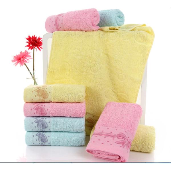 Hot sale beautiful bulk monogram egyptian cotton Jacquard towels