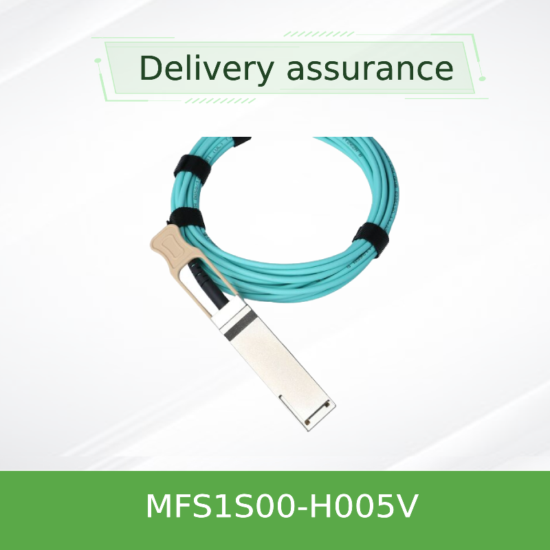 NVIDIA MFS1S00-H005V 200Gb/s QSFP56 Active Optical Cable - 5m High-Speed Data