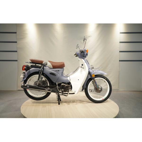 Compact And 110CC CUB Motorcycle With Rear Brake Drum Gas Moped Colour RED