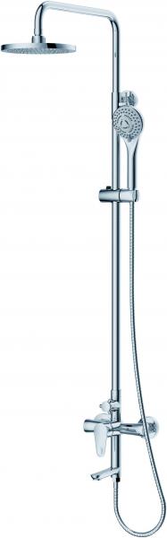 stainless steel shower sets shower system GL-47007 304 SS durable shower rain bath with hand shower and faucet