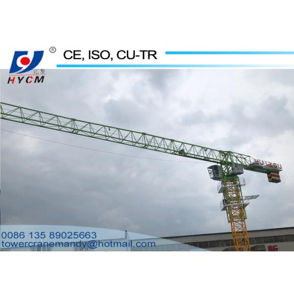 380V/60Hz Hydraulic Tower Crane 60m Arm Topless Types of Tower Crane 11.7m Counter Jib Electric Tower Crane