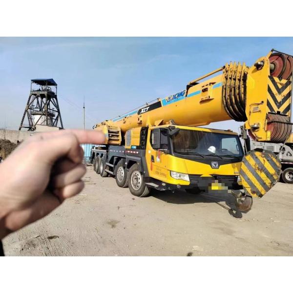 Buy Xcmg 100T Folding Truck Crane 17 Years Good Condition Folding Design at wholesale prices