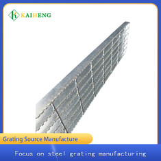 China Silver White Antiskid Serrated Steel Grating Ladder Metal Walkway Mesh on sale