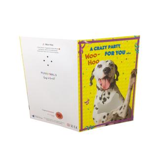 Eco Friendly Creative Singing Christmas Cards With Voice Vandal Proof