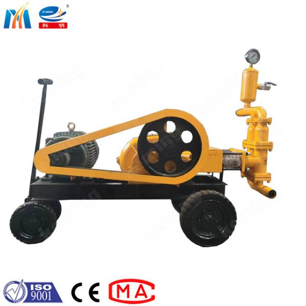 Buy Lightweight Cement Grout Injection Pump Single Cylinder With Customized Wheels at wholesale prices