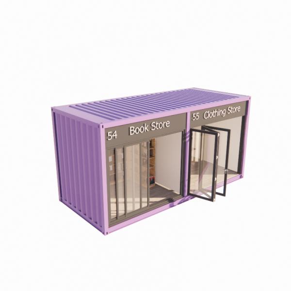20ft Container Pop Up Coffee Shop Restaurant Mobile Container Bar with Modern Design and Customized Color