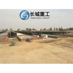 Galvanized Steel Bailey Bridge Second Reinforced Heavy Loading Capacity
