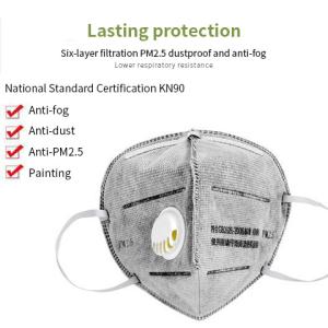China Antivirus Activated Carbon Dust Mask , Activated Charcoal Breathing Mask on sale
