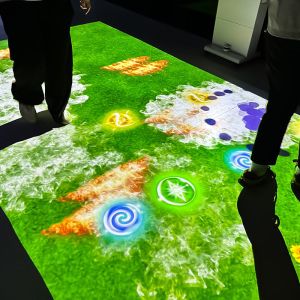 Mobile All-in-one Floor Interactive Projection with 80+ Games 1280*800