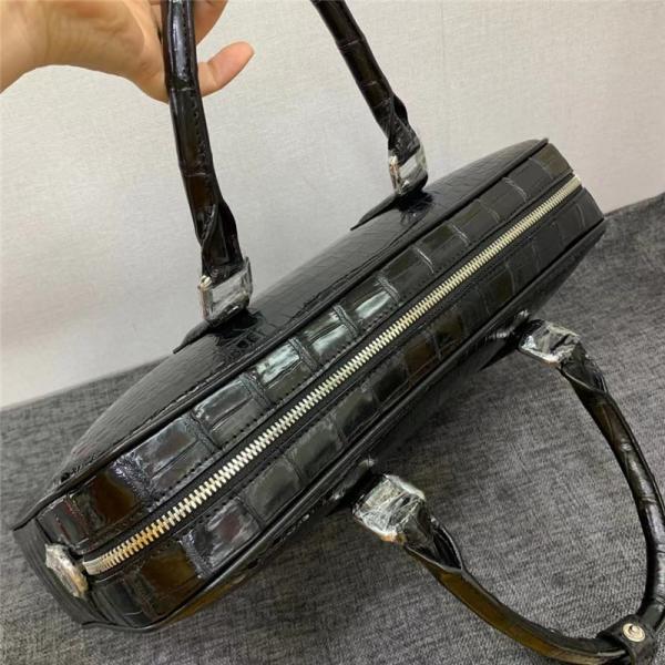 Authentic Crocodile Belly Skin Businessmen Briefcase Large Working Purse Genuine Real Alligator Leather Male Laptop Bag