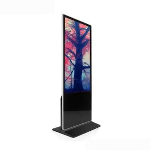 500 Cd/M² Brightness Floor Standing Touch Screen Kiosk , Freestanding Digital