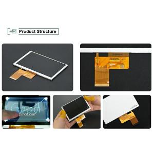 Polcd 5 Inch TFT LCD 800x480 500nits Brightness RGB 24bit Interface IPS Screen