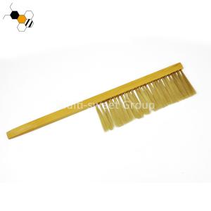 Quality 41*8cm 65g Wood Handle Double Artificial Fiber Bee Brush for sale