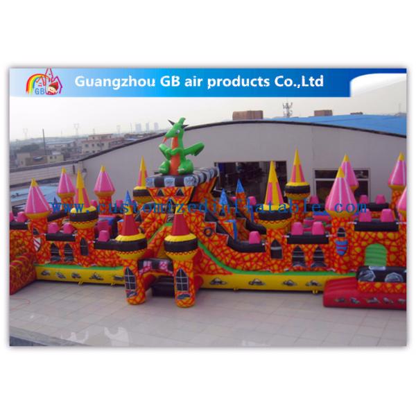Children'S Outdoor Big Inflatable World Amusement Park Customized Logo