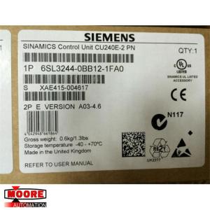 Quality 6SL3244-0BB12-1FA0 6SL3 244-0BB12-1FA0 Siemens Control Unit for sale