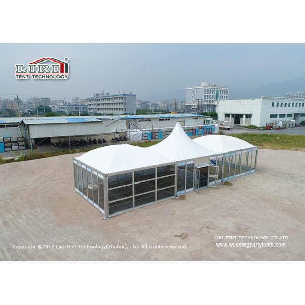 Buy Aluminium Alloy Modular Dome Tents With Glass Windows Doors at wholesale prices