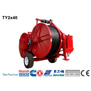 China Max Continuous Tension 2x40kN Stringing Equipment Cable Hydraulic Tensioner on sale