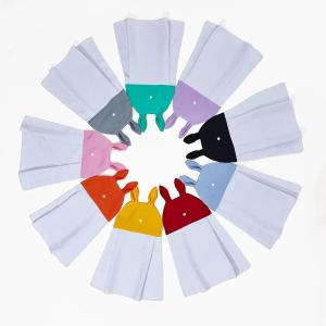 Creative Waffle Polyester Hand Towels For Sublimation With Rabbit Ear