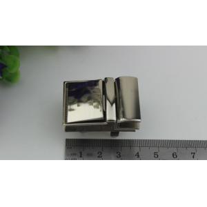 Hot selling die casting zinc alloy nickel/gold handbag press push locks