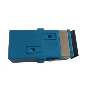 Internal Shutter SC Fiber Optical Adapters With Clamp