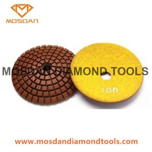 Quality 3 Inch Convex Corner Counter Top Resin Polishing Pads for Edge Surface for sale