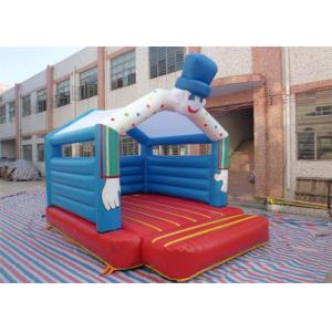 China Amazing Snowman Inflatable Bouncer , Mini Inflatable Bouncer For Kids on sale