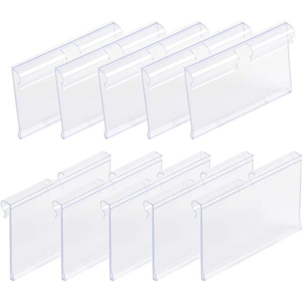 Supermarket Grocery Store Plastic Price Tag Holder For Hooks