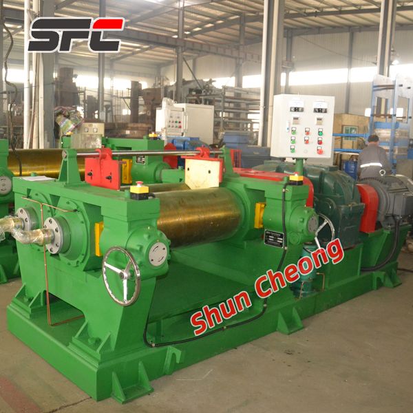Open Mill Rubber Mixing Machine with Automatic Thin Oil Lubrication Labyrinth Seal System and Whole Base Design