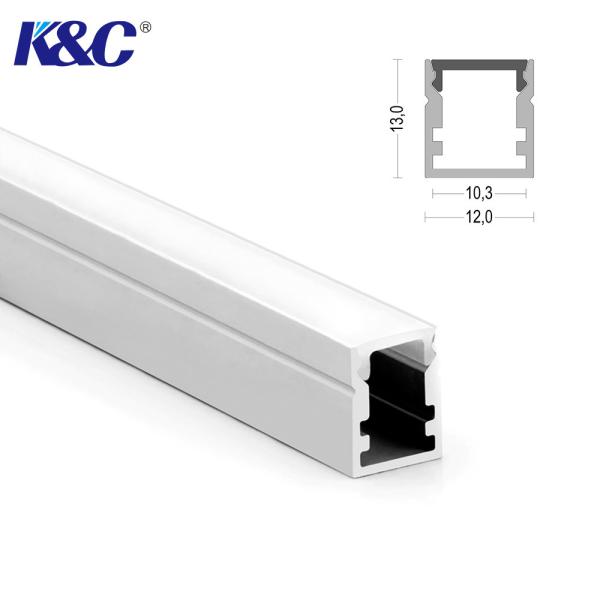 Buy Aluminium Alloy 6063 T5 LED Profile Channel With PC Diffuser Cover at wholesale prices