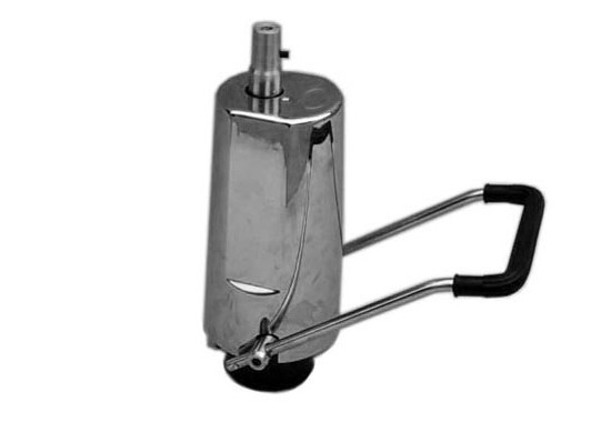 12cm Stroke Styling Chair Parts , Salon Chair Hydraulic Pump Chrome Steel Materials