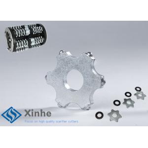 China 6 Point Tct Cutter Edco Scarifier Parts On Scarifying Machines , Long Life on sale
