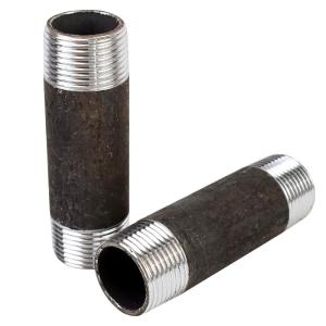 METAL Good Quality Pipe FittingsThreaded Taper Bspt/Npt Nipple