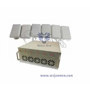 China 90W 6Bands Adjustable Indoor High Power Phone Jammer on sale