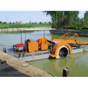 Quality River Floating Weed Flower Harvesting Cleaning Boat Low Noise for sale