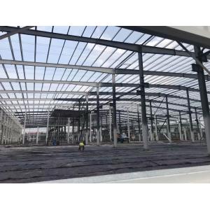Highly Durable Steel Structure Warehouse with Shot Blasting Level Sa 2.5 and