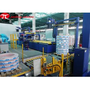 Automatic Metal Coil Packing Line With Bubble Film OD900mm