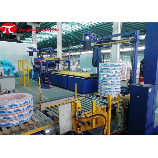 Buy Automatic Metal Coil Packing Line With Bubble Film OD900mm at wholesale prices
