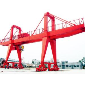Customized Double Girder Hook Gantry Crane 50T 3 Phase