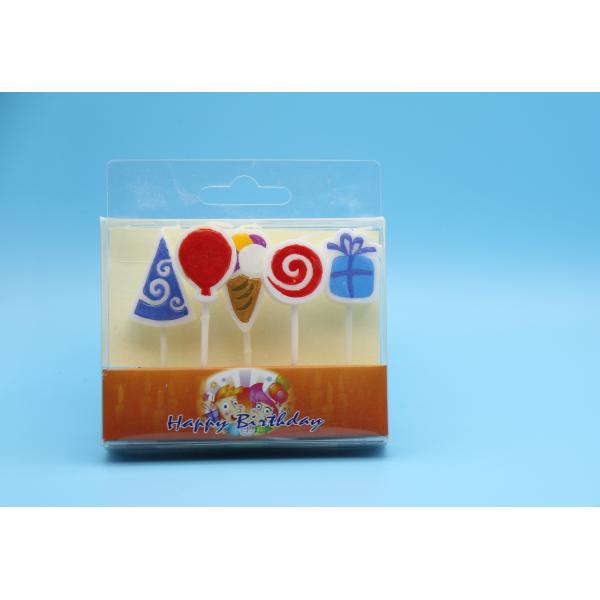 Buy Mini Pizza Shape Personalized Birthday Candles , Unusual Birthday Cake Candles at wholesale prices