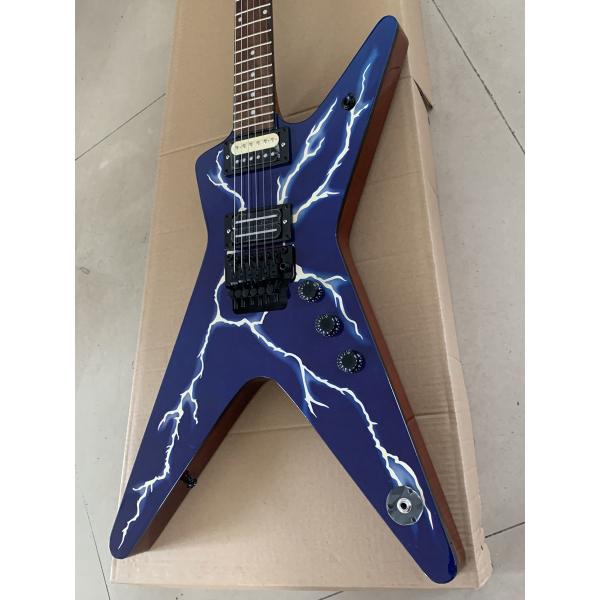 Custom Vintage Electric Guitar in Blue Color