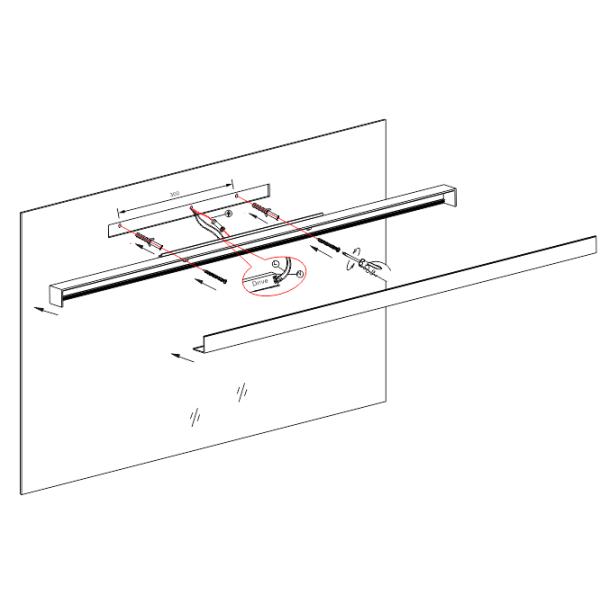 6W IP44 LED Liner Light , LED Flood Light Display Wall Washer Lighting Aluminum